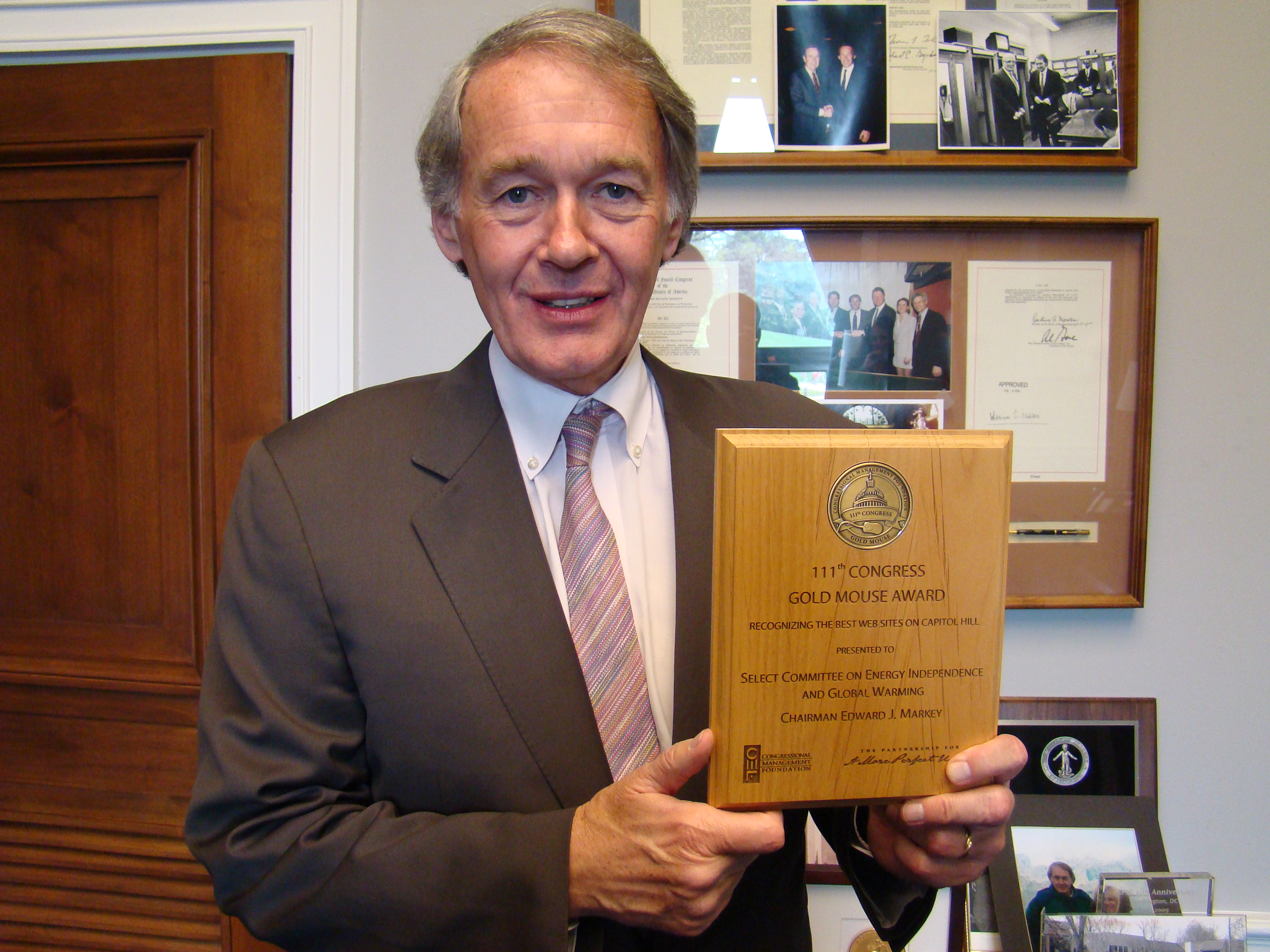 Chairman Markey and the Committee's award