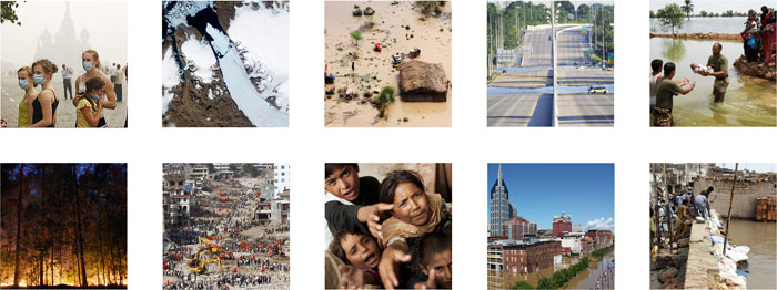 photos of disasters from around the globe