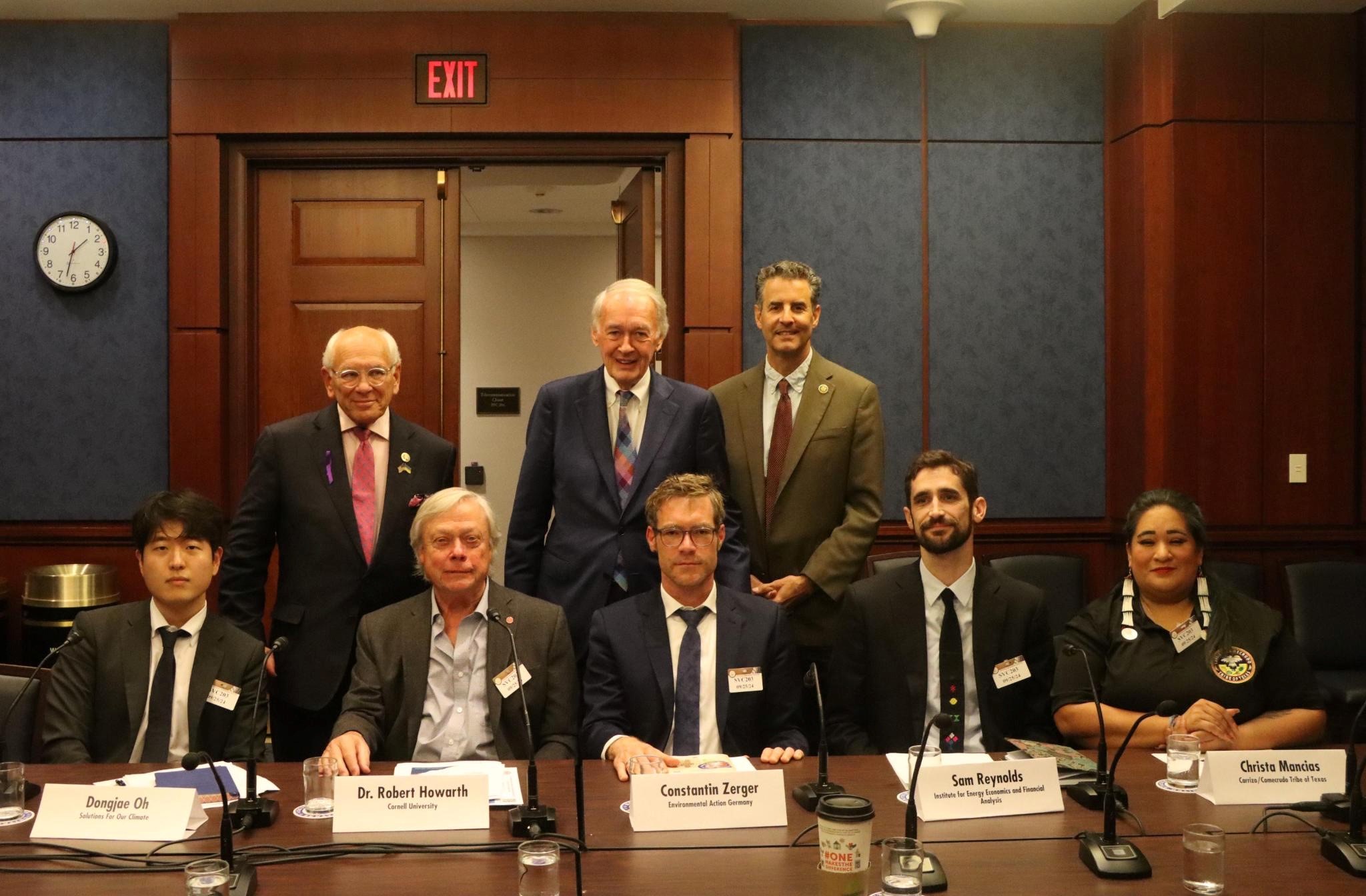 Sen Markey and Senate Climate Change Task Force